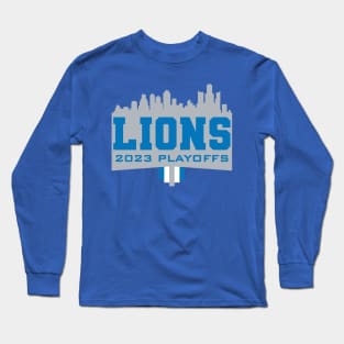 Lions 2023 Playoffs Long Sleeve T-Shirt